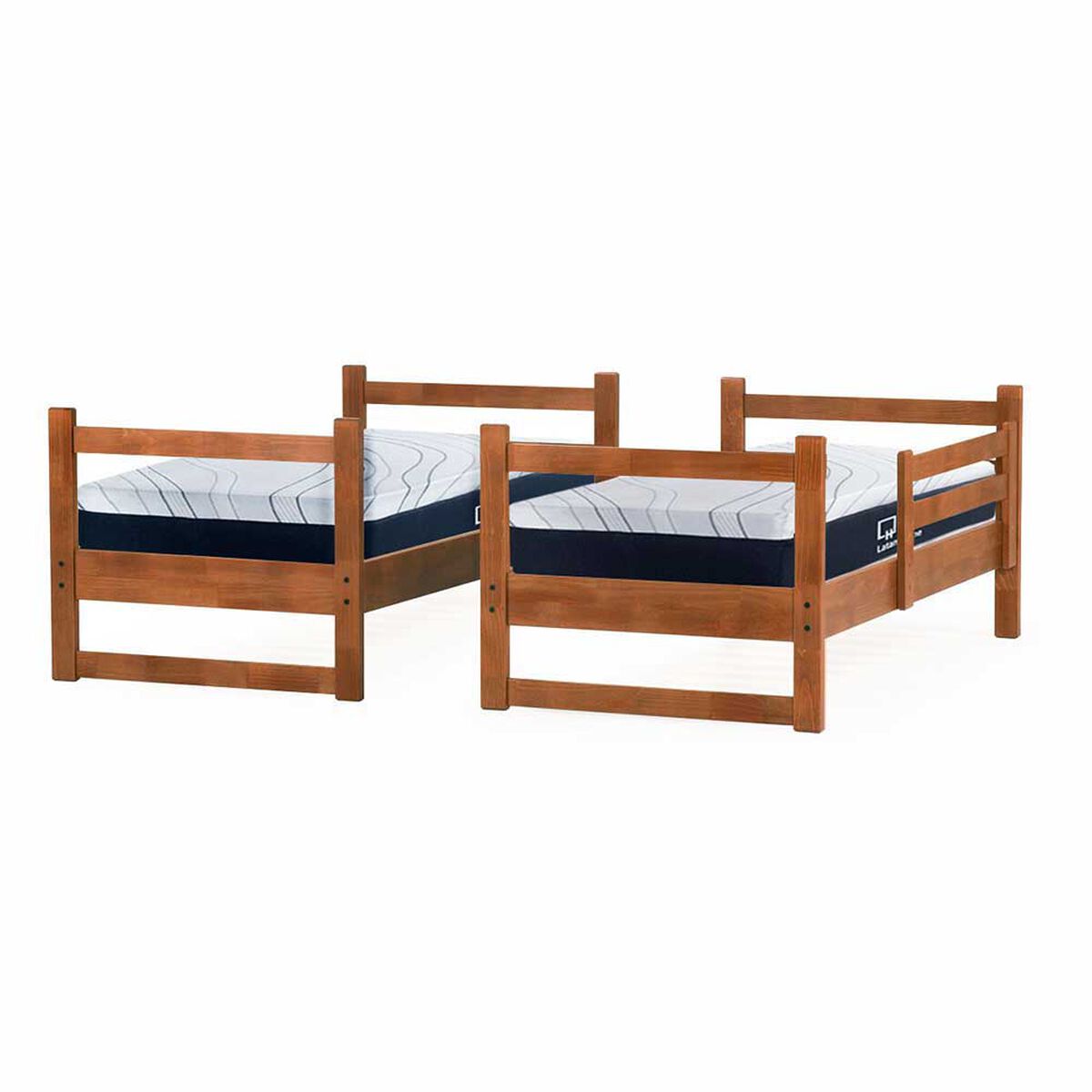 Camarote Triple Latam Home 1 Plaza Zen + Colchón Top Foam Gris