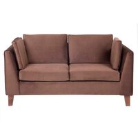 Sofá Barra Design Estocolmo 2 Cuerpos Café