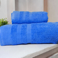 Set Toallas de Baño Illusions 2 Piezas Azul