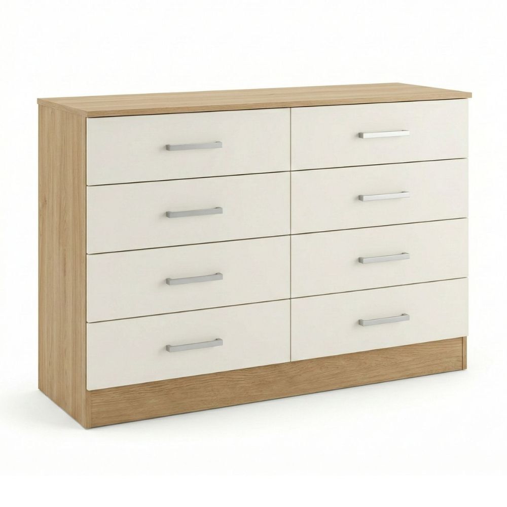Comoda Exit 8 Cajones Roble/Beige