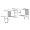 Rack TV Exit Florencia Gris Matte Hasta 70"