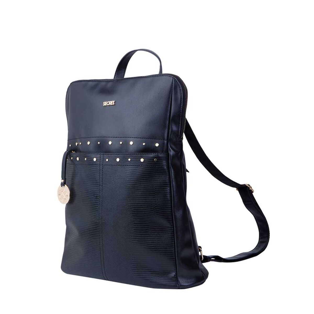 Mochila Para Notebook Mujer Polonia Negra 14"  Secret