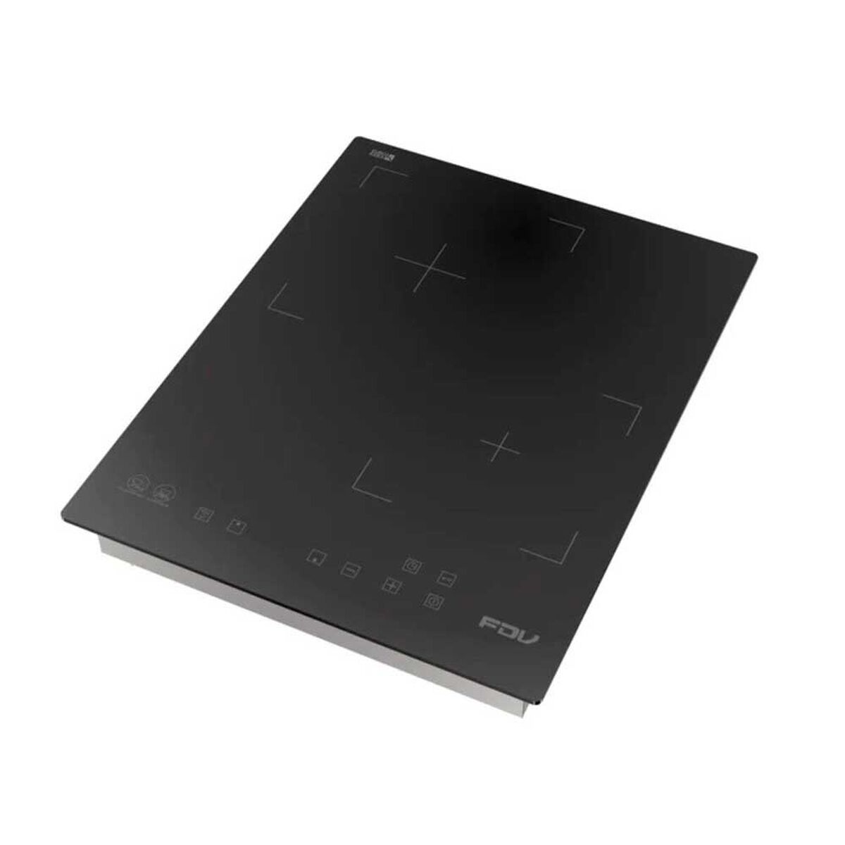 Encimera Vitrocer&aacute;mica FDV Vitro 2 Black 2.0 2 Quemadores Negro