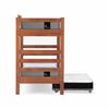 Camarote Triple Latam Home 1 Plaza Zen + Colchón Best Gris
