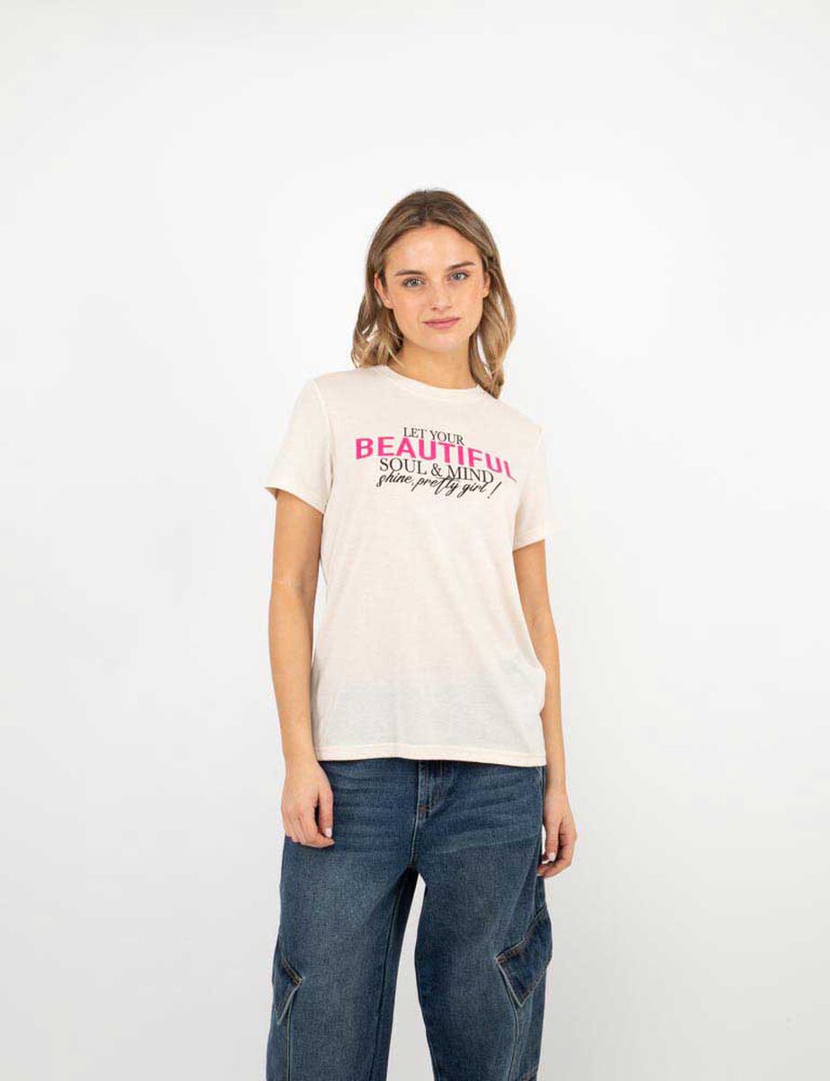 Polera Con Estampado Mujer Icono