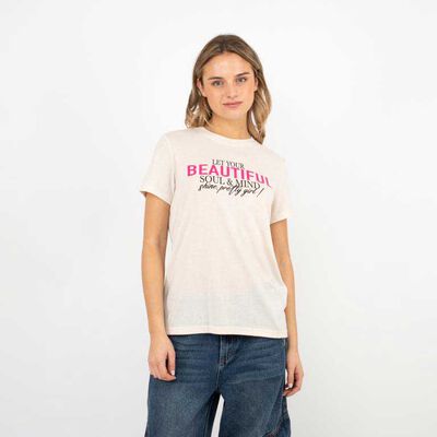 Polera Con Estampado Mujer Icono