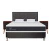 Box Spring CIC 2 Plazas New Ortopedic + Respaldo + 2 Veladores Eufrates + Almohada