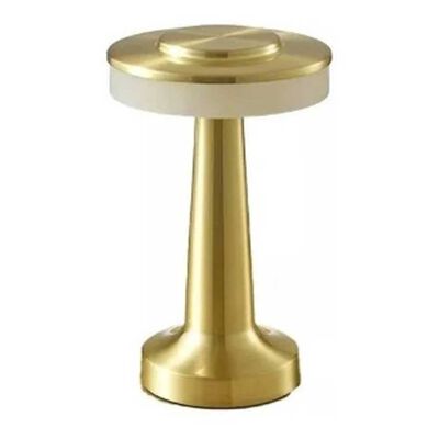 Lámpara de Mesa Metal Vgo Recargable con sensor  21 cm Dorado