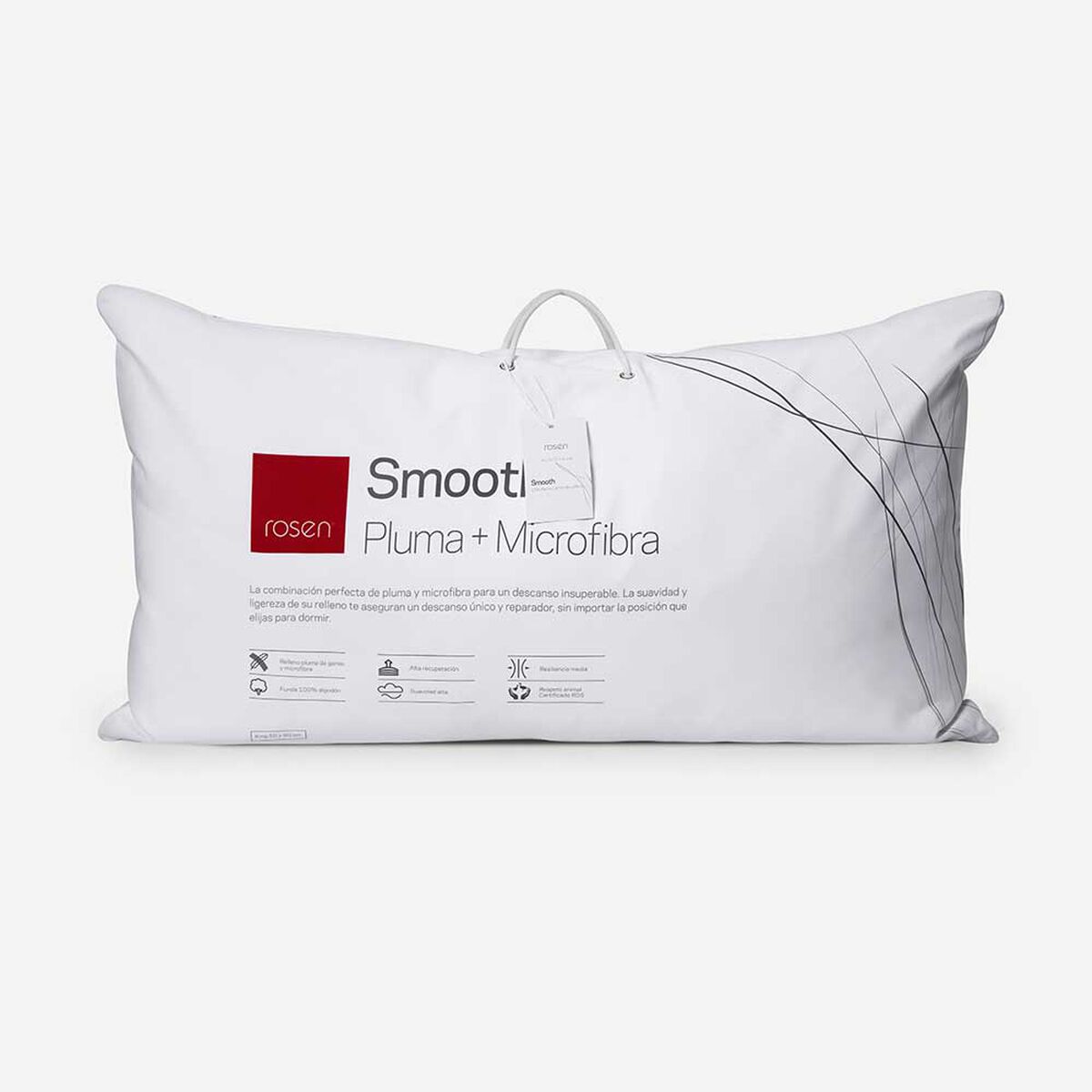 Almohada Rosen New Smooth 50x90 cm