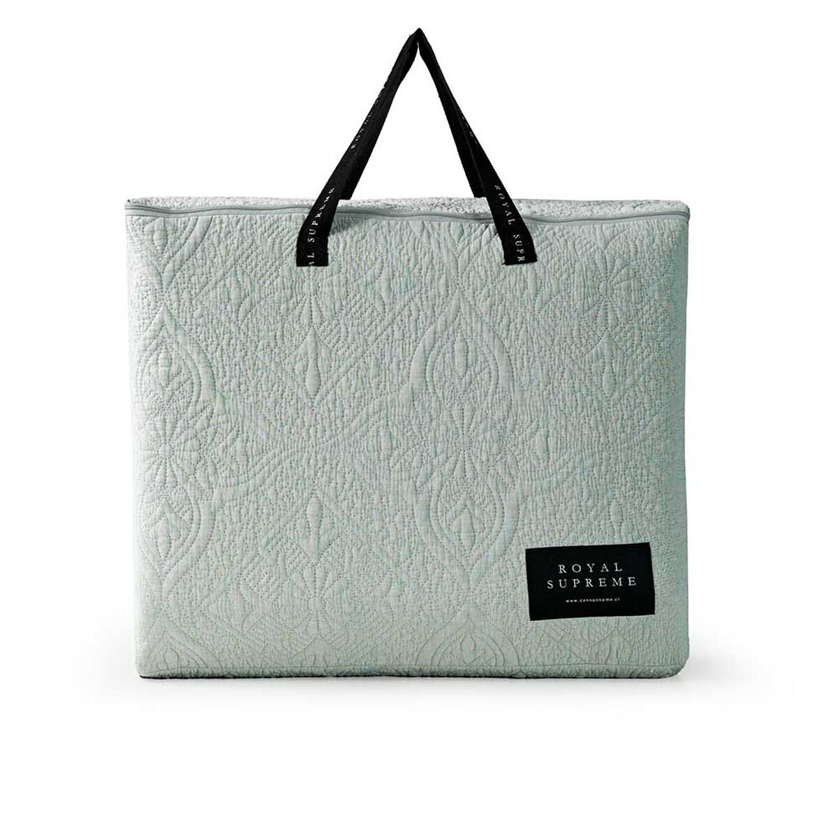 Quilt Royal Supreme Súper King Ruffle Sage