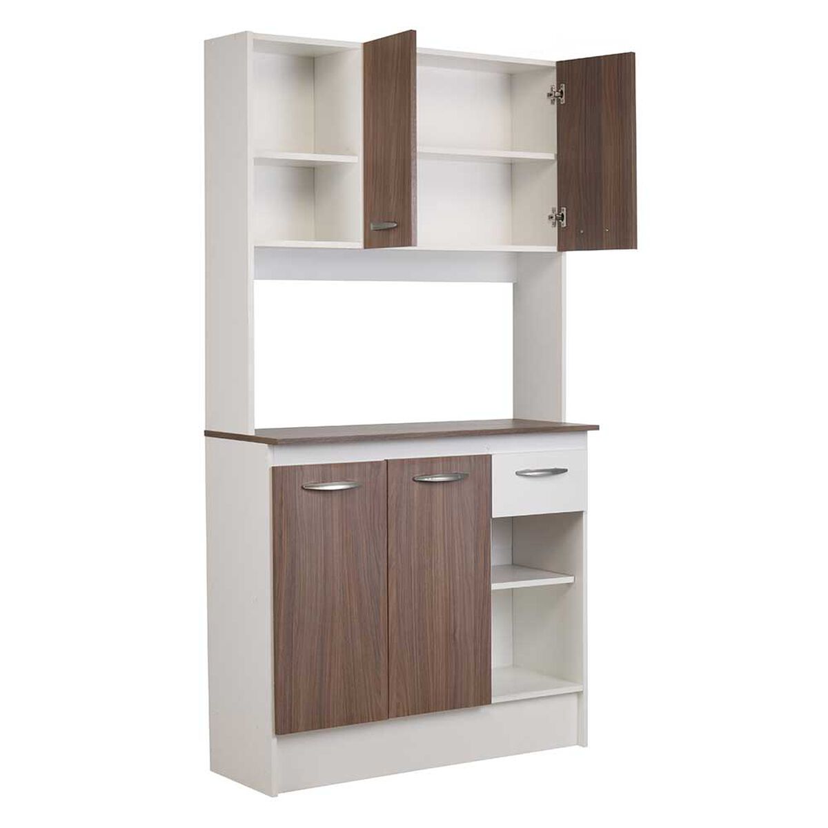 Mueble de Cocina CIC Sofia Nogal Africano Blanco 1 Cajón