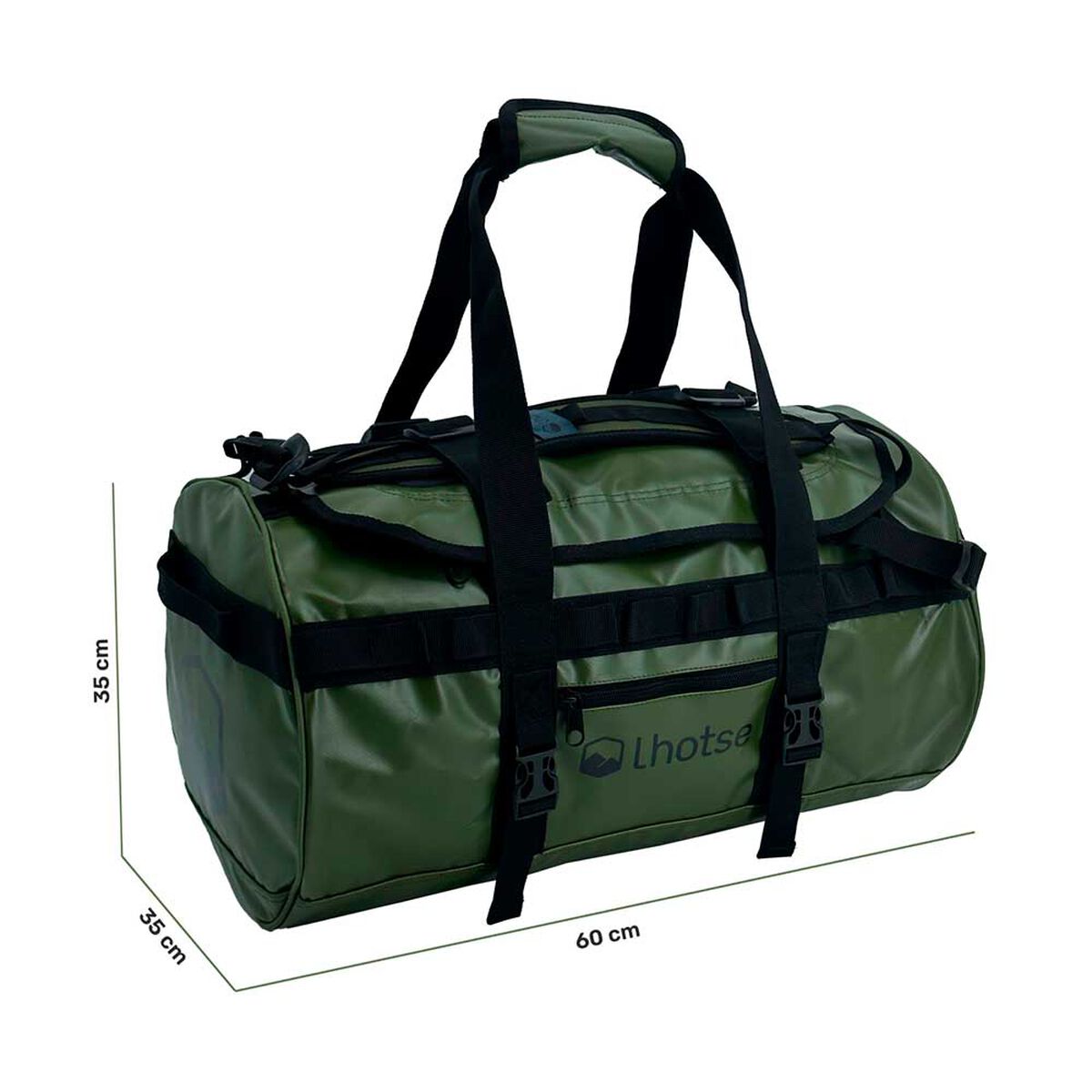 Bolso Deportivo Impermeable Duffel 30 Lts Green Lhotse