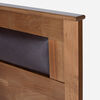 Cama Europea Rosen 2 Plazas New Style 2 Plus + Respaldo + 2 Veladores Ferrara