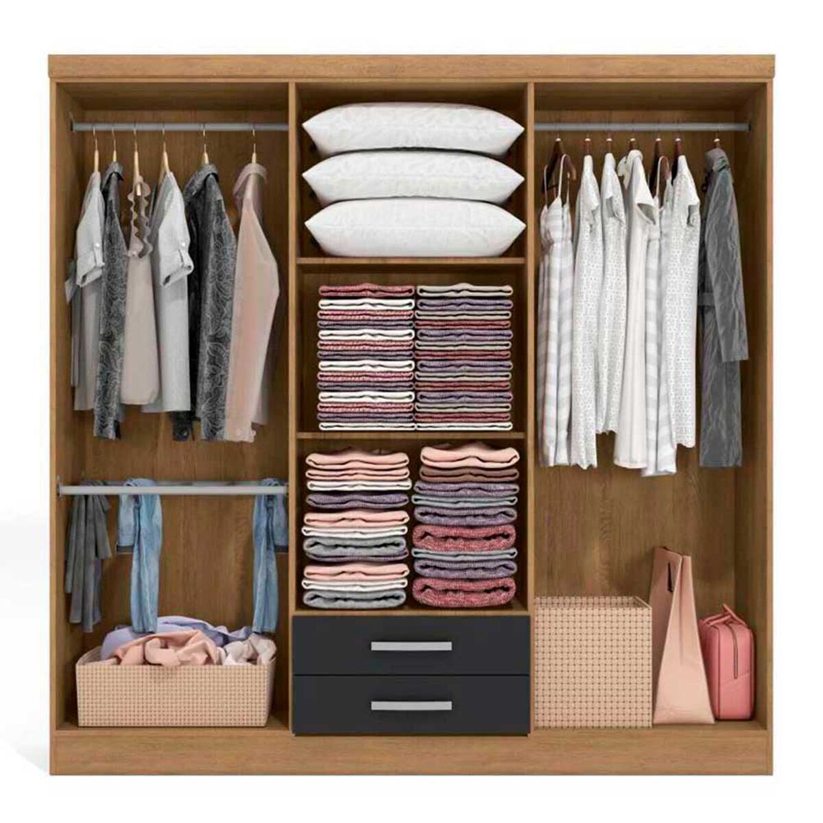 Cl&oacute;set Yardas S446 6 Puertas 2 Cajones