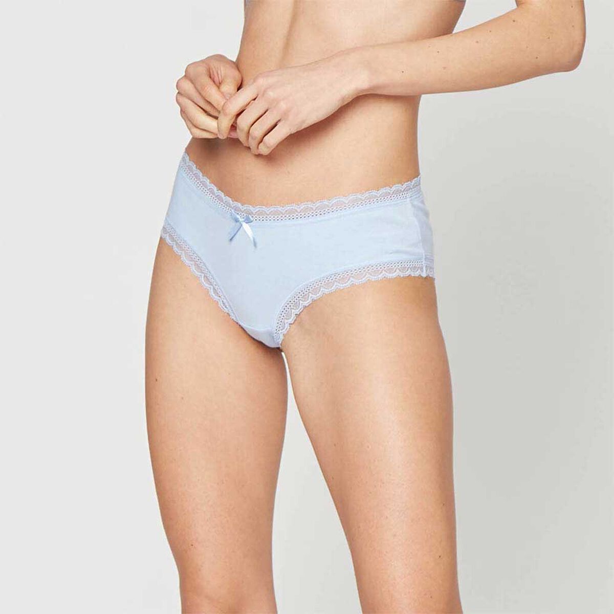 Pack 4 Pantaletas de Algodón Elasticado Intime