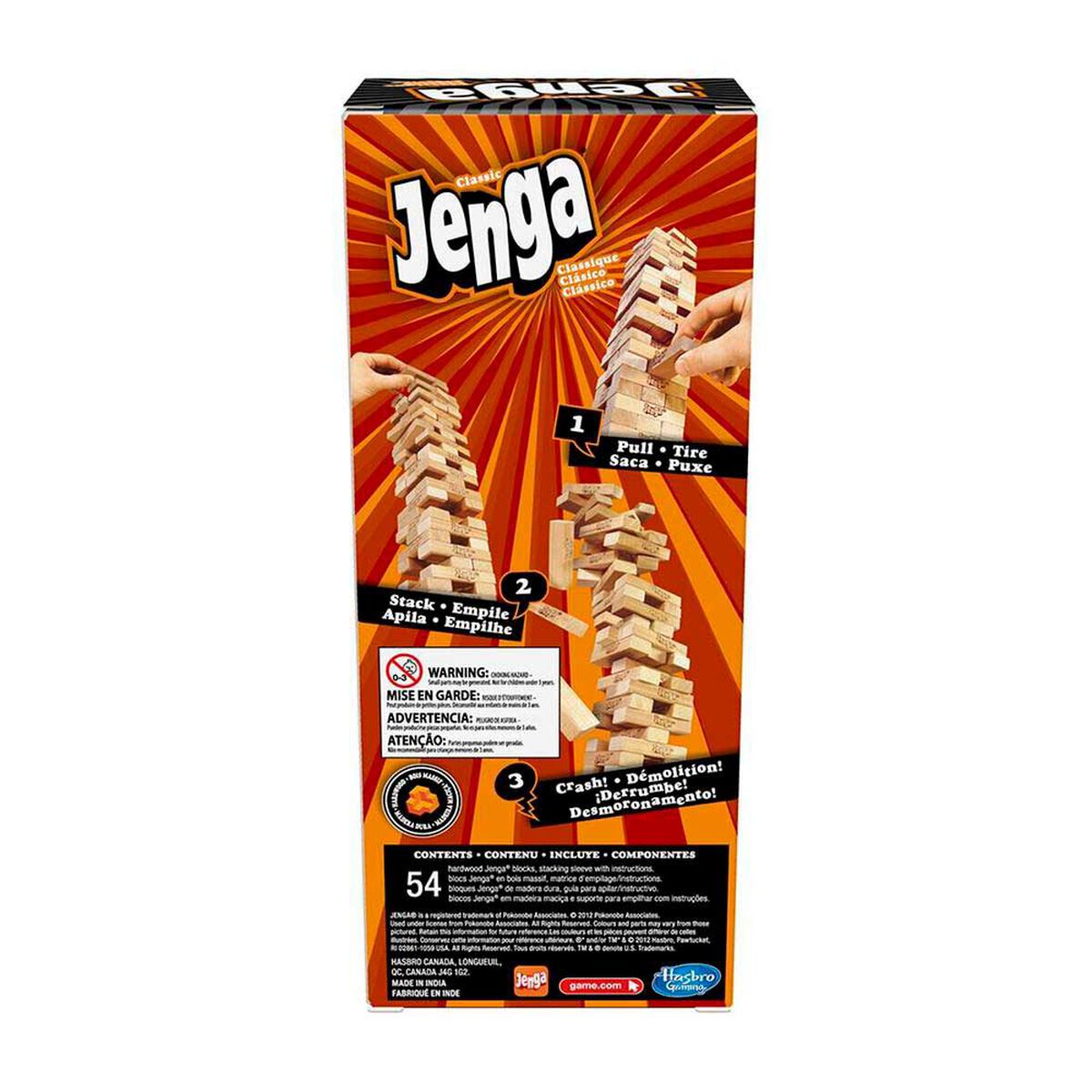 Juego Jenga cl&aacute;sico