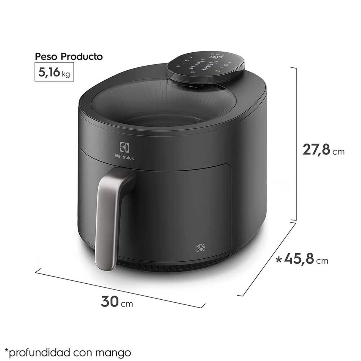 Freidora de Aire Electrolux EAF170 5,1 L