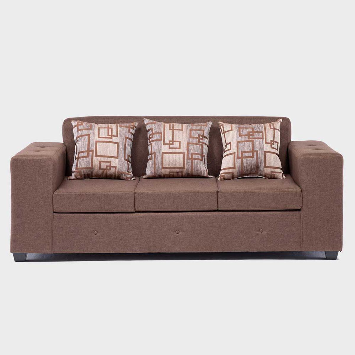 Sofá Mexx Muebles Ginebra 5 Cuerpos Chocolate