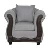 Juego de Living Black Factory Barcelona Sofá 3 Cuerpos + Dos Sillones 1 Cuerpo Crema