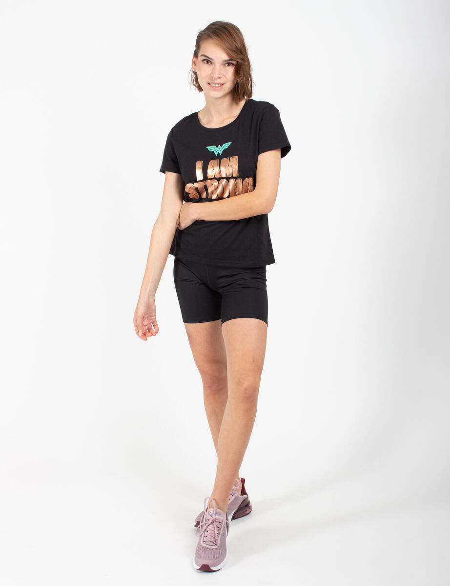 Polera Deportiva Mujer Wonder Woman