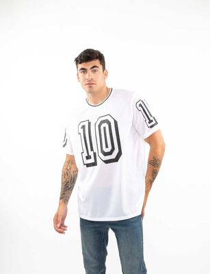 Imagen 1 del producto Polera Manga Corta Hombre Icono Blanco