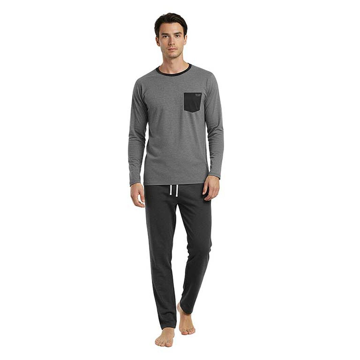 Pijama Invierno Algod&oacute;n Hombre Top