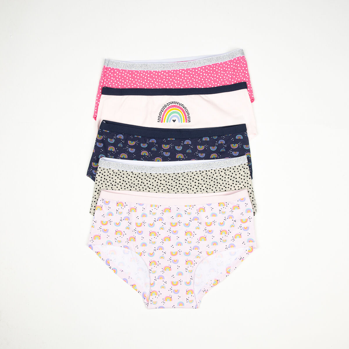 Pack 5 Calzón Niña Chess