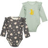 Pack 2 Body Manga Larga Chess Baby