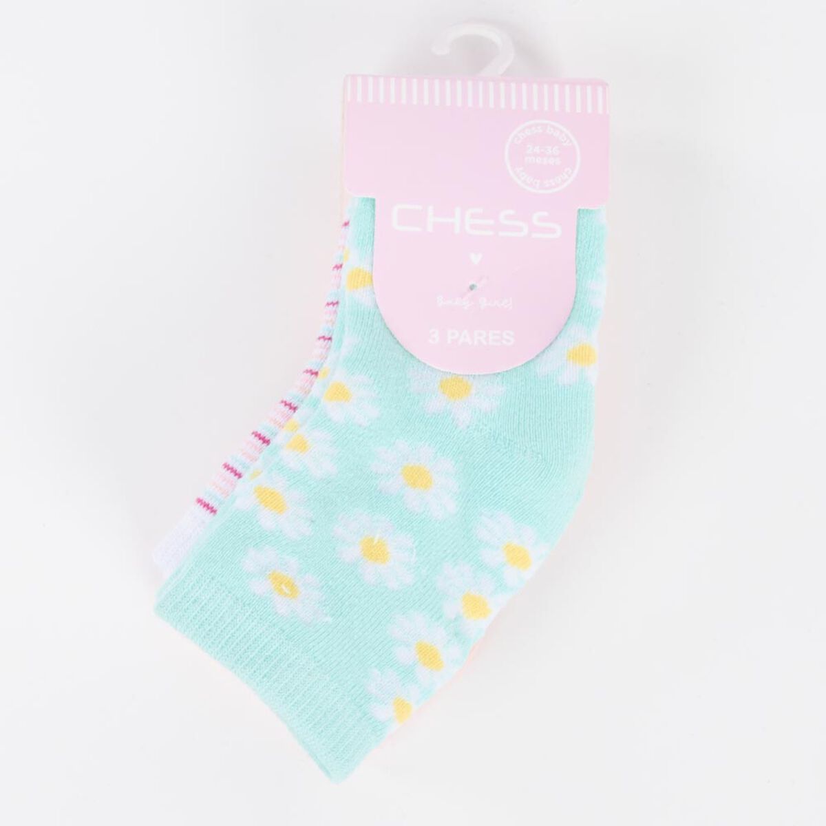 Pack 3 Calcetin Largo Chess Baby