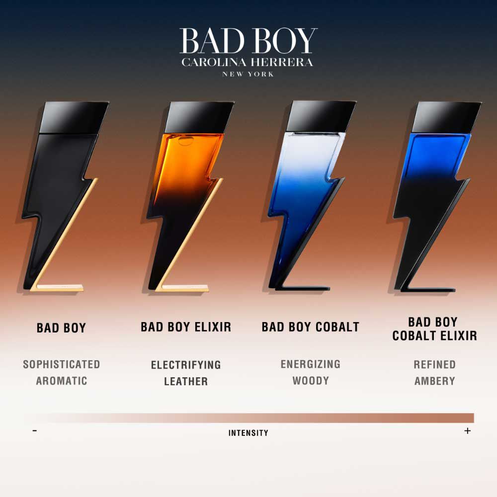 Perfume Carolina Herrera Hombre Bad Boy EDT 50 ml, foto 6