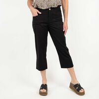 Pantalón Capri Mujer Portman Club Negro, Verde