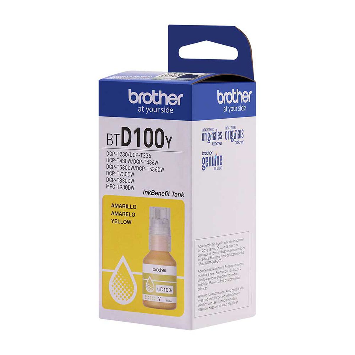 Tinta Brother BTD100Y Amarillo