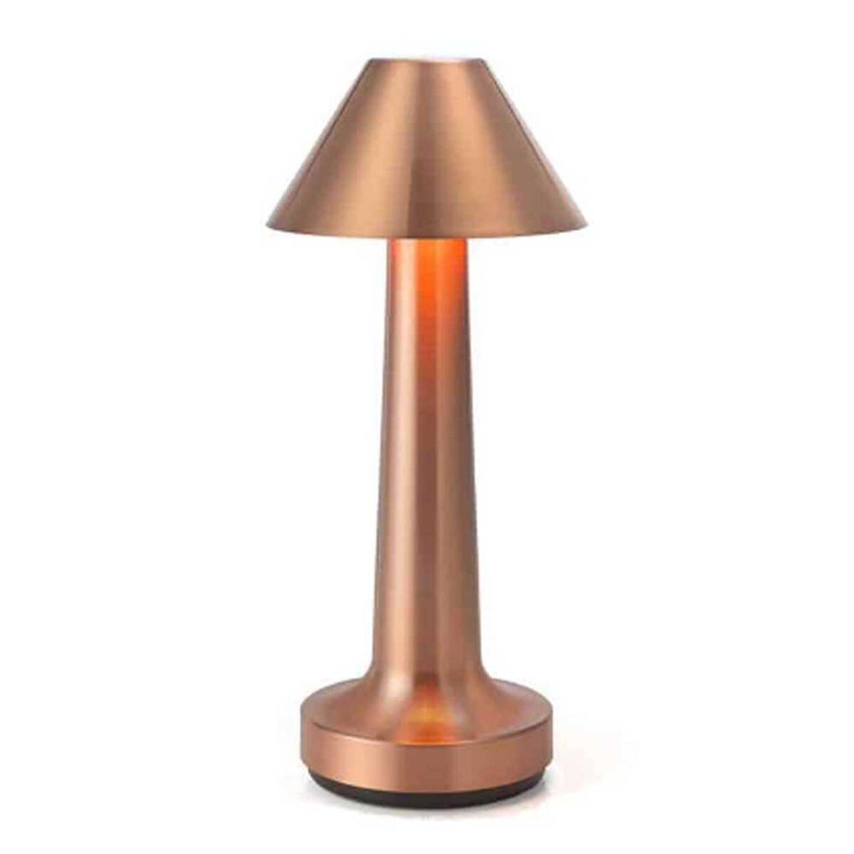 Lámpara de Mesa Metal Vgo Recargable con sensor  21 cm Cobre