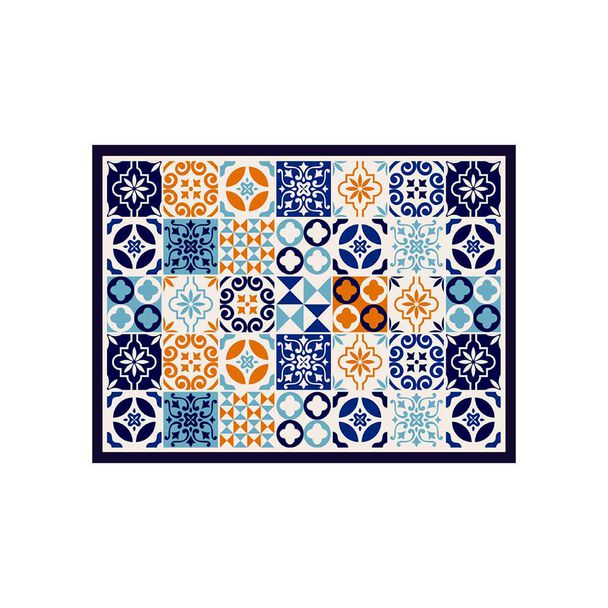Alfombra Davanti Baldosa Mediterranea 50 x70 Baldosa Mediterranea