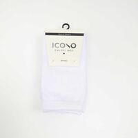 Pack 3 Calcetines Largo Mujer Icono Blanco