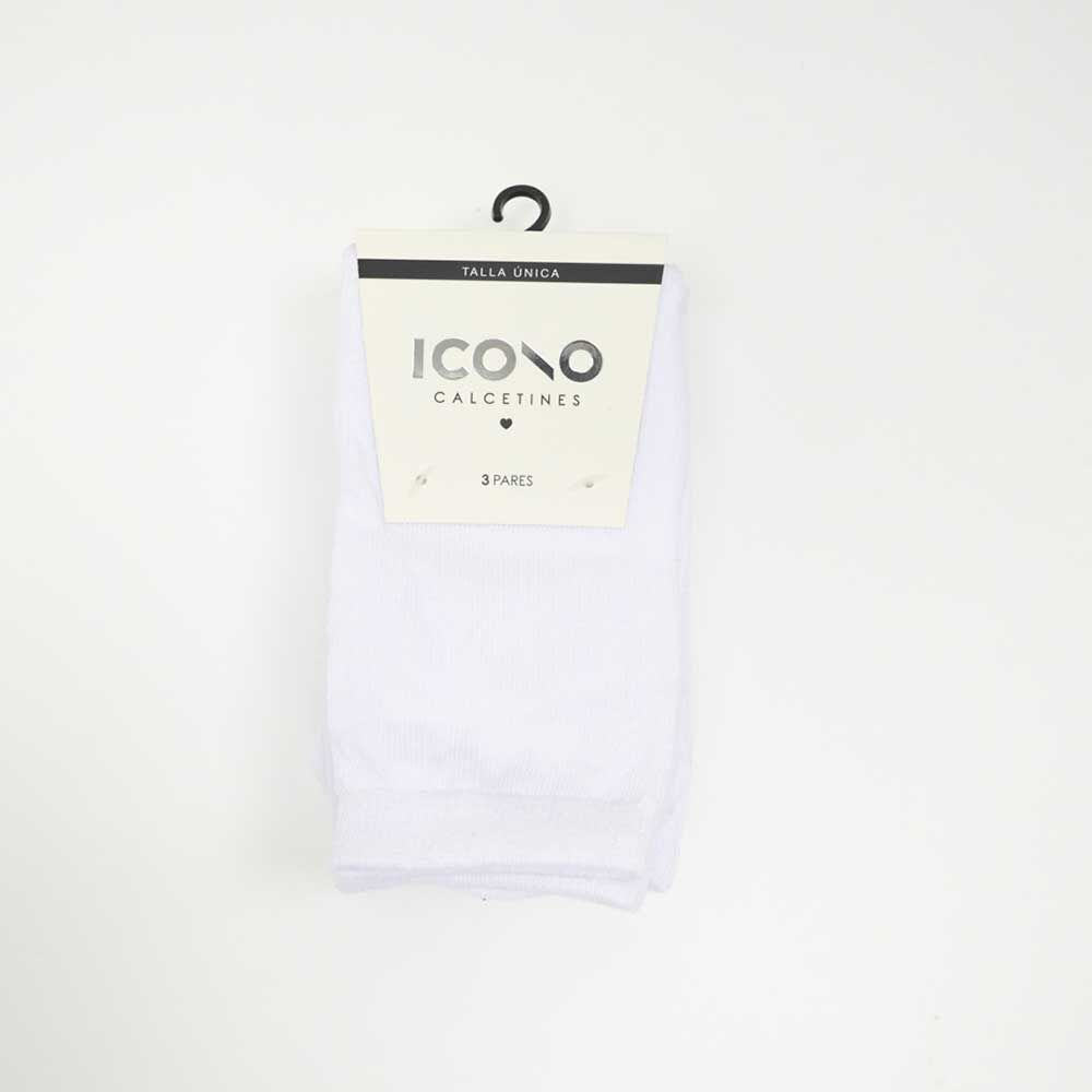 Pack 3 Calcetines Largo Mujer Icono