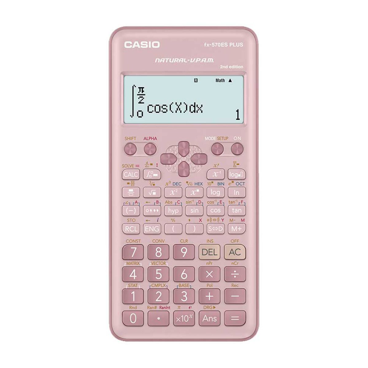 Calculadora Científica Casio FX-570ESPLUS2-PK Rosa