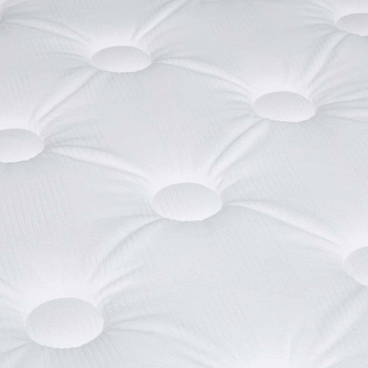 Cama Europea  Rosen Super King New Style 6 Plus + Respaldo + 2 Veladores Ferrara