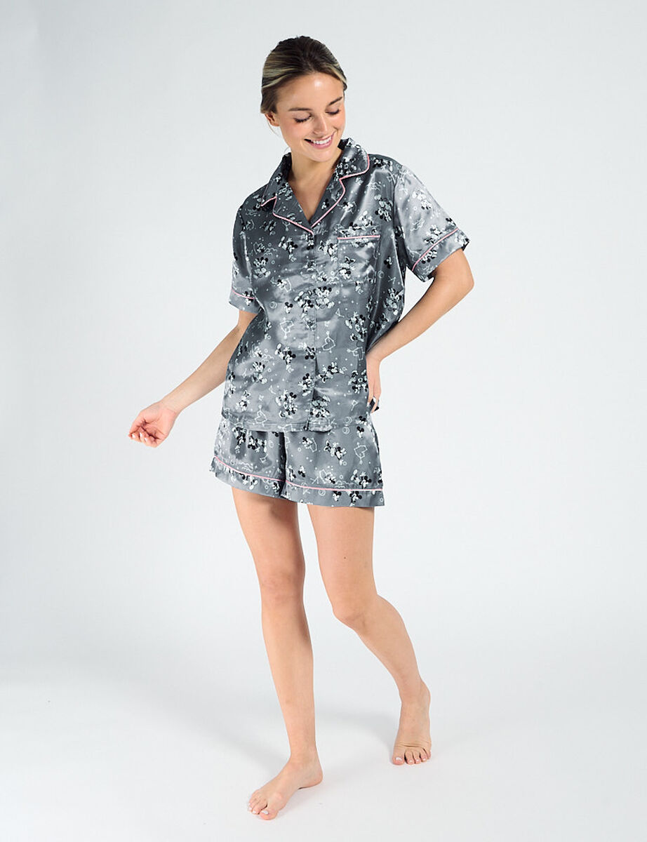 Pijama Corto Satin Mujer Licencia