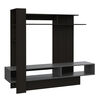 Centro de Entretencion TV TuHome Flamenco Wengue / Plomo Hasta 60"