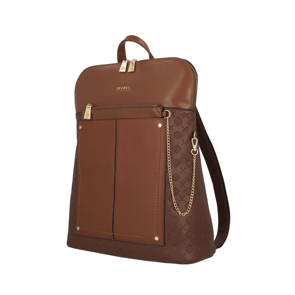 Mochila Notebook Secret Polonia FW25 Café 14"