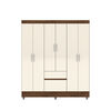 Clóset Vekkahome Americano 6 Puertas 2 Cajones Beige