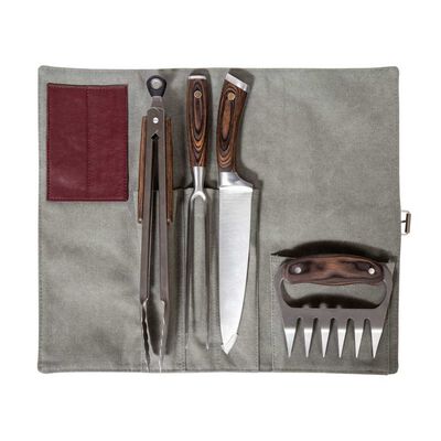 Set Estuche Accesorios BBQ SimpleCook