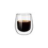 Set 2 Tazas Vidrio Doble Pared Simplit Expreso 80 ml