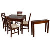 Set Comedor 4 Sillas + Arrimo