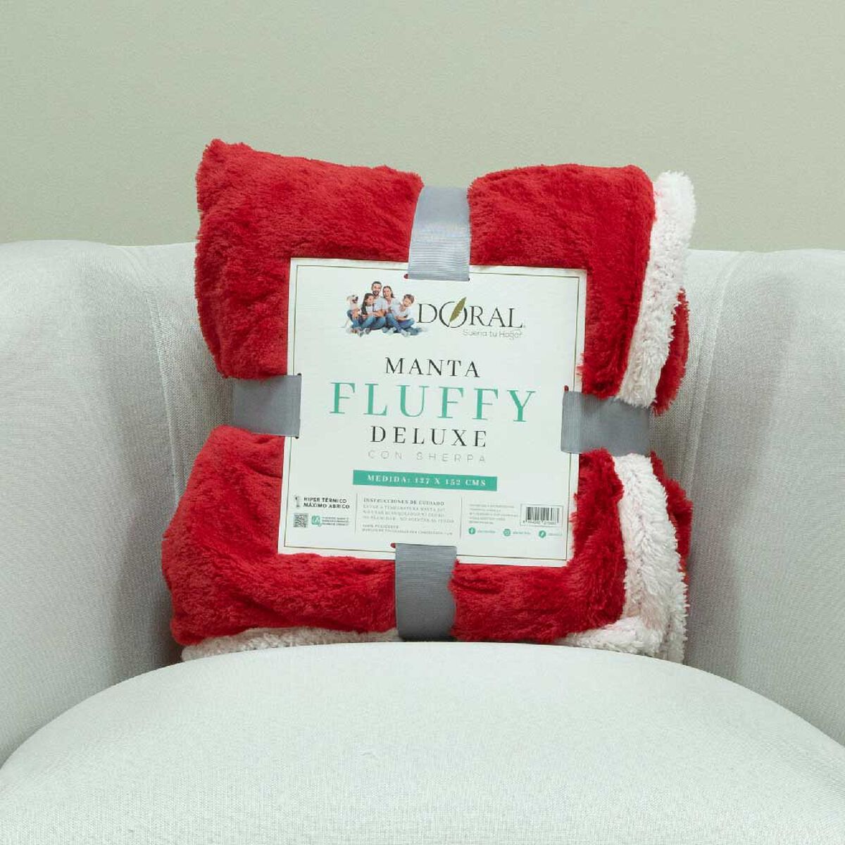 Manta Doral Fluffy 127x152 cm D7