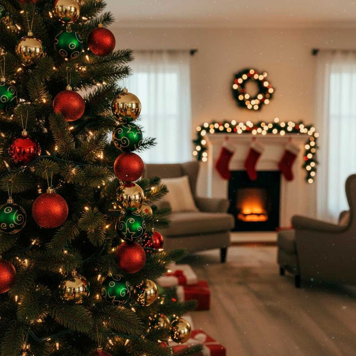 Adorno Navide&ntilde;o Set Esferas 6 Piezas Casanova