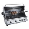 Parrilla a Gas Encendido Electrónico BBQ Grill Kansas Acero Inoxidable 4 Quemadores