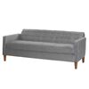 Futón Latam Home Genova Velvet 3 Cuerpos Gris