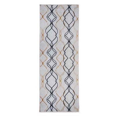 Alfombra de Pasillo Idetex Rayan 180 x 67 cm. Gris